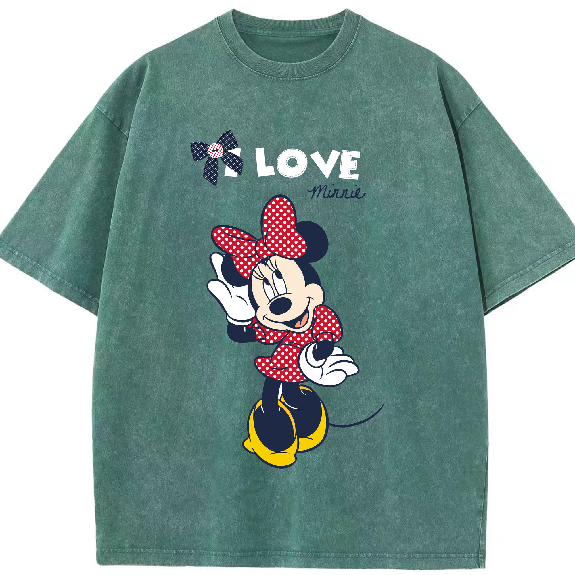 （画像用） ミッキーマウス Mickey Mouse 綿100% ヴィンテージ風 半袖Tシャツ（フロントプリント）